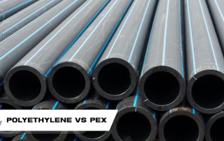 polyethylene pipe vs pex