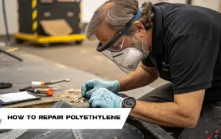 how to repair polyethylene