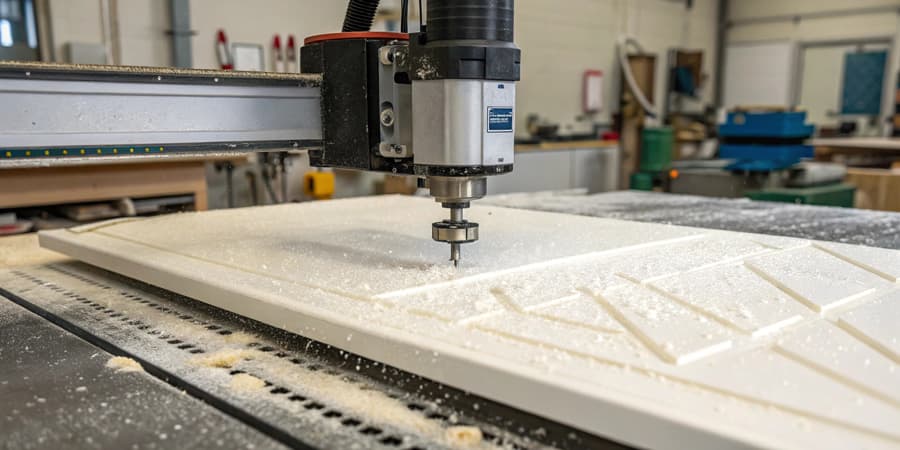 Cutting HDPE with a Router