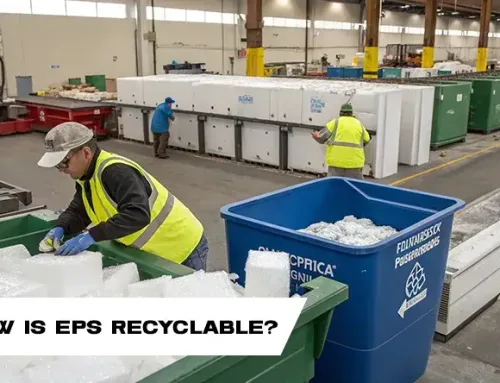 How is expanded polystyrene recyclable?
