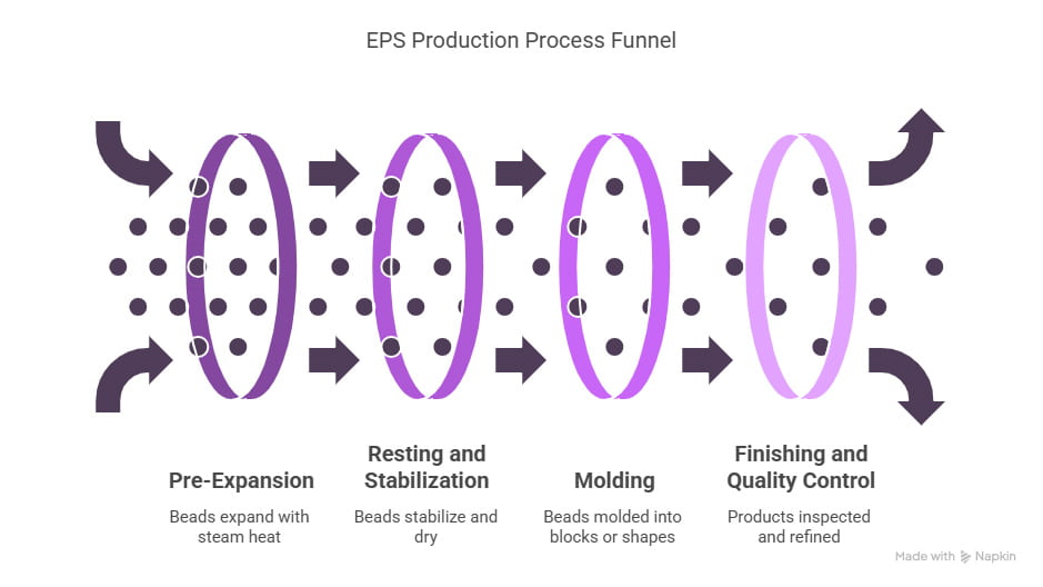 How is EXPANDED POLYSTYRENE (EPS) Made