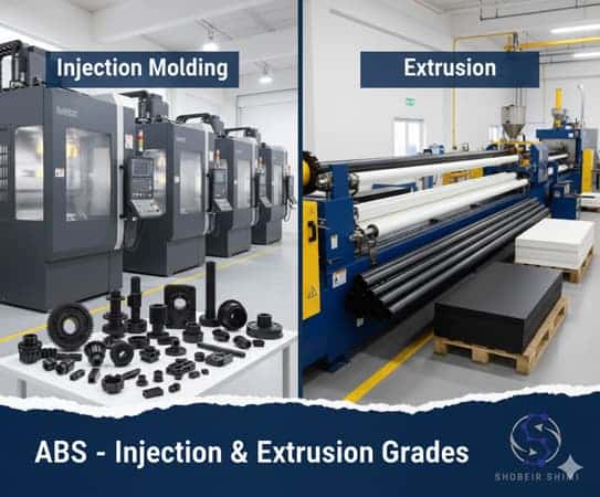 Injection Molding and Extrusion Grades of ABS
