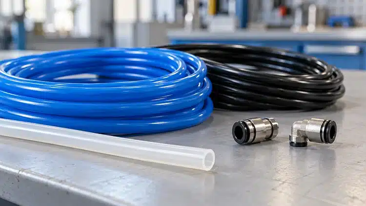 Polyamide tubing coils and fittings